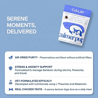 Calmer Pup Calming Chews (Pack of 60)